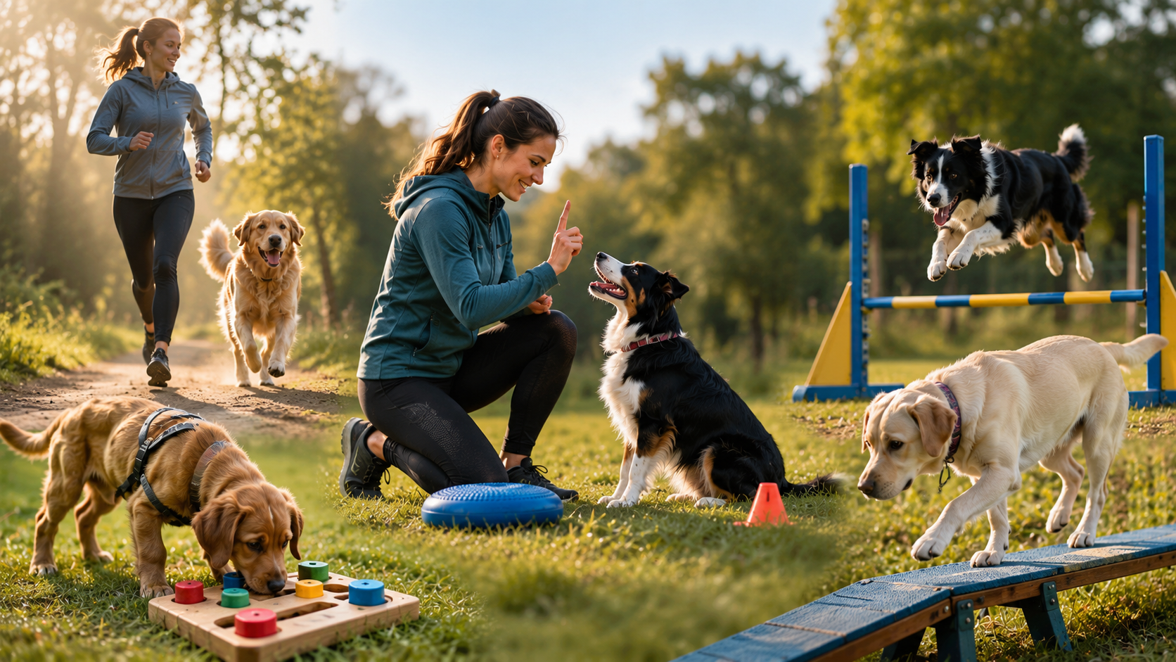 Hunde Bewegung Training