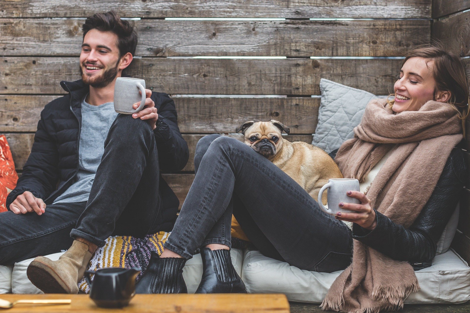 Familie mit Hund