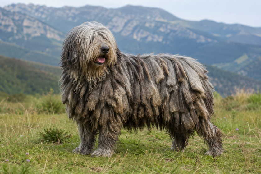 Der Bergamasker ist ein selbstständiger, ausgeglichener und arbeitsfähiger italienischer Hirtenhund. Sein charakteristisches Zottenfell benötigt besondere, aber nicht herkömmliche Fellpflege.