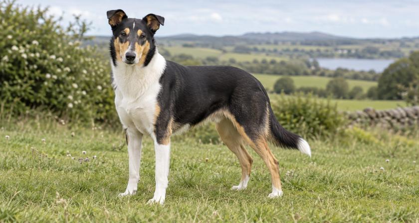 Kurzhaarcollie: kooperativer, sensibler britischer Hütehund mit dichtem Kurzhaar. Wissenswertes zu Charakter, Haltung, Erziehung und Gesundheit im Alltag.